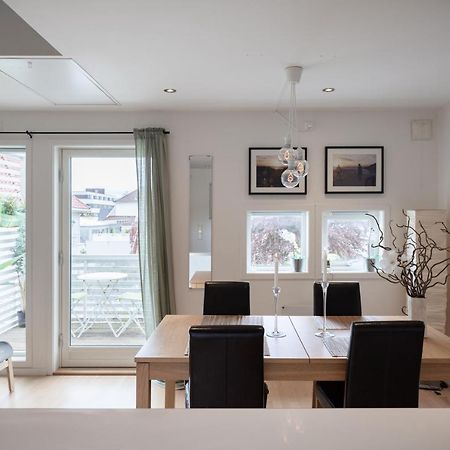 Central Top Floor Apartment Stavanger Bagian luar foto